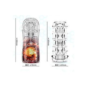 Cốc Tập Luyện Nam Giới Không Rung - Silicon An Toàn, Không Kích Ứng Da - 1 cái - BHTH - Màu NGẫu Nhiên
