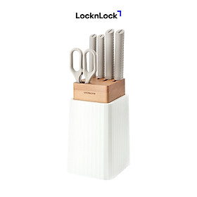 Bộ Dao 6 Món Lock&Lock (4 Dao, 1 Kéo, 1 Hộp Đựng Dao) CKK802