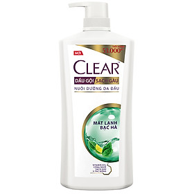 Dầu Gội Clear Mát Lạnh Bạc Hà (630g)