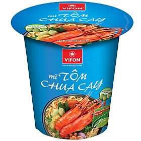 Mì Ngon Ngon Tôm Chua Cay 60g thùng 24 ly