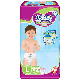 Tã Quần Bobby Gói Siêu Lớn L54 (54 Miếng)