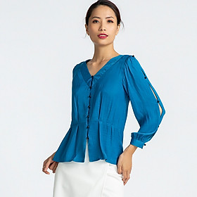 Áo Peplum Hity TOP104 (Xanh Ngọc Lam)