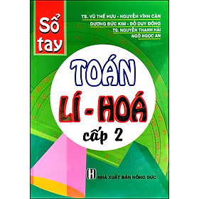 Nơi bán Sổ Tay Toán - Lí - Hóa Cấp 2 - Giá Từ -1đ