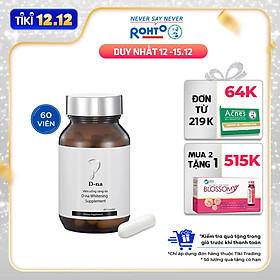 Viên uống sáng da D-na Whitening Supplement 60 Viên