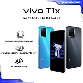 Điện Thoại Vivo T1X (4GB/64GB) - Hàng Chính Hãng