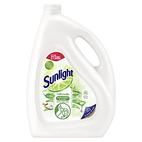 Nước Rửa Chén Bát Sunlight Thiên Nhiên Muối Khoáng & Lô Hội 3.6kg