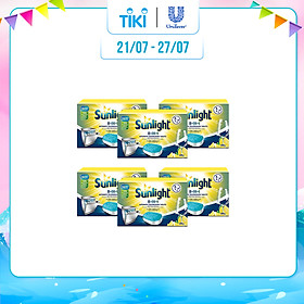 Combo 168 viên rửa chén Sunlight (6 hộp)