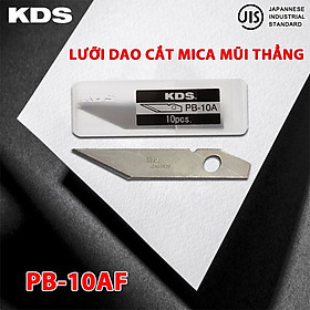 LƯỠI DAO CẮT MICA MŨI THẲNG KDS PB-10AF