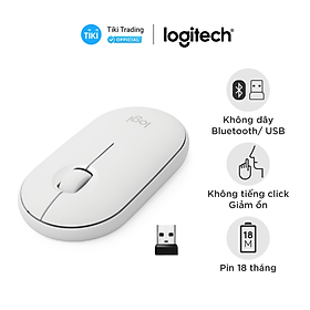 Chuột Bluetooth Silent Logitech Pebble M350 - Hàng chính hãng