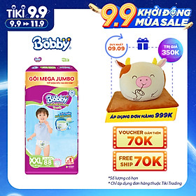 Chuỗi cửa hàng Mẹ & Bé 22 Tã Quần Bobby - Đệm Lưng Thấm Mồ Hôi XXL88 (88 Miếng)