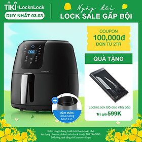 Nồi Chiên Không Dầu Điện Tử Lock&Lock EJF296BLK (7.2 Lít)...