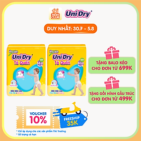 Combo 2 Tã Quần UniDry Gói Cực Đại M60 (60 Miếng)