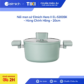 Nồi men sứ Elmich Hera II EL-5203SK - Hàng Chính Hãng