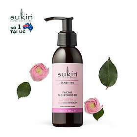 Kem dưỡng ẩm dành cho da nhạy cảm Sukin Sensitive Facial Moisturiser 125ml