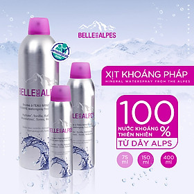 XỊT KHOÁNG PHÁP BELL DES ALPES MINERAL WATERSPRAY FROM THE ALPES