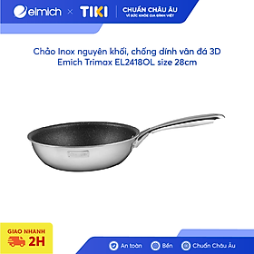 Mua Chảo inox nguyên khối  chống dính vân đá 3D elmich Trimax EL2416OL