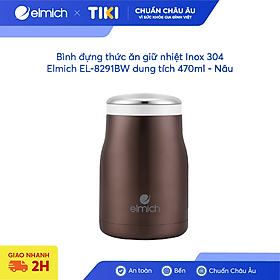 Mua Bình đựng thức ăn giữ nhiệt Inox 304 Elmich EL-8291BW dung tích 470ml
