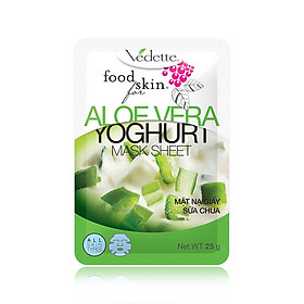 Lô 5 Mặt Nạ Giấy Sữa Chua Vedette Nha Đam 25g