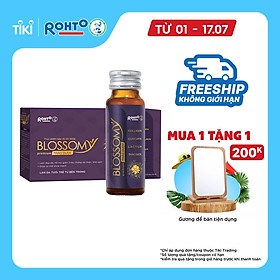 Thực phẩm collagen uống hệ thảo dược Blossomy Premium hộp 10 chai x 50ml