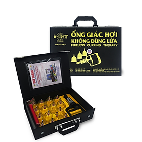 Bộ giác hơi không dùng lửa Duy Thành YGH02 (Vali 15 ly giác hơi phiên bản 2020) - được bộ y tế cấp phép lưu hành an toàn cho sức khỏe | Fireless cupping therapy