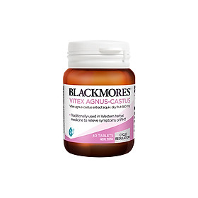 Viên Uống Hỗ Trợ Cân Bằng Hormon Và Nội Tiết Tố Của Phụ Nữ Blackmores Vitex Angus-Castus - 40 Viên (Hàng Nhập Khẩu Từ Úc)