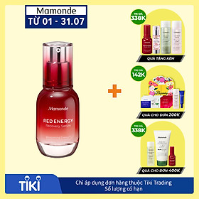Tinh Chất Cung Cấp Năng Lượng Phục Hồi Cho Làn Da Rạng Rỡ Mamonde Red Energy Recovery Serum 30ml - 110651542