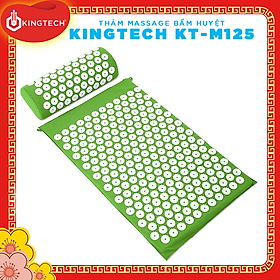Đệm Massage, Thảm Yoga Bấm Huyệt Toàn Thân KINGTECH - Giúp Lưu Thông Mạch Máu - Giảm Đau Vai Cổ, Đau Lưng Mãn Tính, Thần Kinh Tọa - Bao Gồm Bộ Đệm và Gối Bấm Huyệt - Món Quà Tuyệt Vời Cho Sức Khoẻ