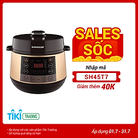 Nồi Áp Suất Điện Tử Đa Năng Sunhouse SHD1570 (5.0 Lít) - Hàng Chính Hãng