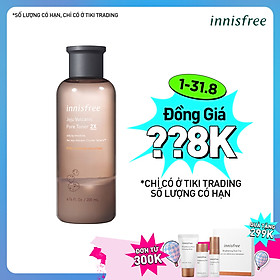Nước Cân Bằng Se Khít Lỗ Chân Lông Từ Tro Núi Lửa Jeju Innisfree Jeju Volcanic Pore Toner 2 x 200ml - 131171036