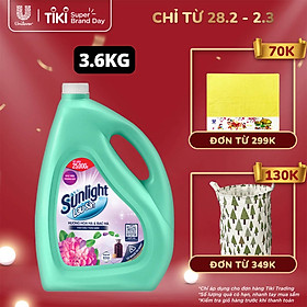 Nước Lau Sàn Sunlight Tinh Dầu Thảo Mộc Hoa Hạ & Bạc Hà 3.6kg