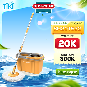 Bộ Lau Nhà Xoay 360 Độ Sunhouse Ks-Cl350PO