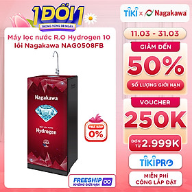 Mua Máy Lọc Nước R.O 10 Lõi Nagakawa NAG0508FB - Đỏ - Hàng Chính Hãng