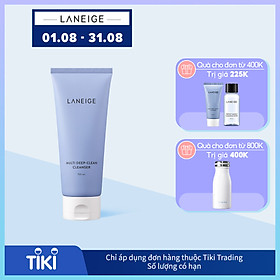 Sữa Rửa Mặt Sạch Sâu Cho Da Dầu Và Da Hỗn Hợp Laneige Multi Deep Clean Cleanser (150ml)