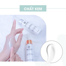 Bộ tắm trắng toàn thân cấp tốc Truesky dạng vòi nhấn gồm 1 chai tắm trắng 100ml & 1 chai dưỡng trắng 100ml - Mỹ phẩm chính hãng