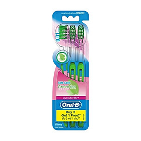Bàn chải Oral-B Trà Xanh 3 cây