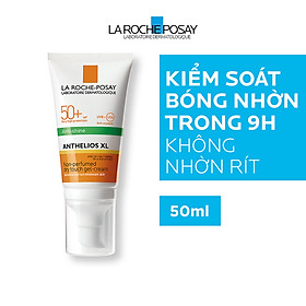 Bộ đôi Kem chống nắng kiểm soát bóng nhờn La Roche-Posay Anthelios Dry Touch 50ml - Tặng Nước khoáng làm dịu da 50ml