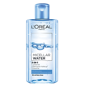 Nước Tẩy Trang Tươi Mát L'Oreal Paris 3-in-1 Micellar Water (95ml)