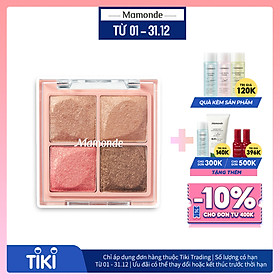 Phấn mắt 4 màu Mamonde Flower Pop Eyebrick - 2.3g