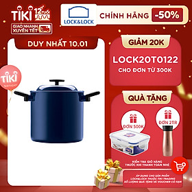 BÁO GIÁ Nồi Duro Lock | Shopee Lazada Sendo Tiki mới nhất 18 Nồi Decor Lock&Lock LDE1204IH Hai Tay Cầm (20cm) - Màu Navy