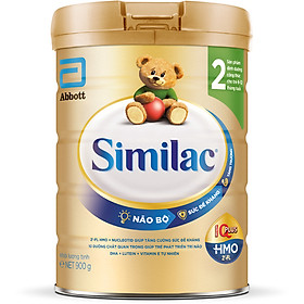 Sữa Bột Cho Bé Similac Eye-Q 2 HMO 900g Gold Label
