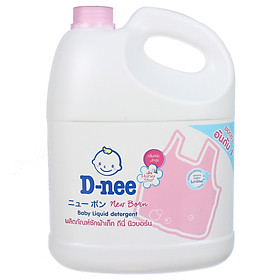 Dung Dịch Giặt Quần Áo Cho Bé D-Nee - Chai 3000ml (Hồng)