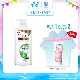 Dầu Gội Sạch Gàu Clear Mát Lạnh Bạc Hà 880g
