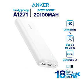 Pin Sạc Dự Phòng Anker PowerCore 20100mAh - A1271021