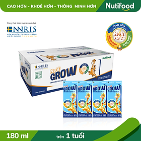 Thùng 48 hộp Sữa Bột Pha Sẵn NUVI GROW 180ml