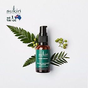 Serum phục hồi da Sukin Super Greens Facial Recovery Serum 30ml