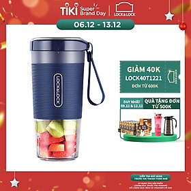 Máy Xay Sinh Tố Cầm Tay Lock&Lock EJJ321 (50W - 300ml) - Hàng Chính Hãng