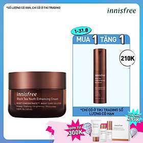 Kem Dưỡng Phục Hồi Da Và Chống Lão Hóa Trà Đen Innisfree Black Tea Youth Cream 45ml - 131172564