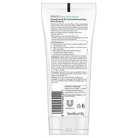 Sữa Rửa Mặt Pond's Đất Sét Khoáng Sạch Sâu Kiềm Dầu (90g)
