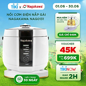 Trang Tổng Hợp Sản Phẩm Sale HOT Online Nồi Cơm Điện Nắp Gài Nagakawa NAG0131 (1.2 Lít) - Hàng Chính Hãng