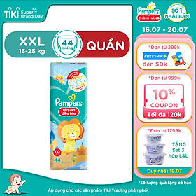 Tã Quần Pampers Điều Hoà Gói Lớn XL52/XXL44/L60